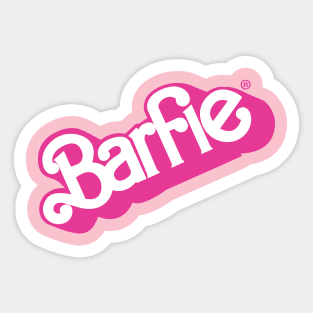 Barfie Sticker